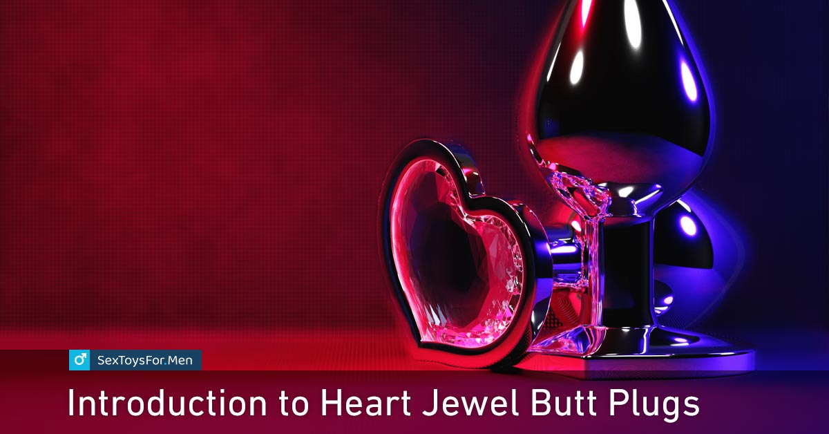 Heart Jewel butt Plug UK