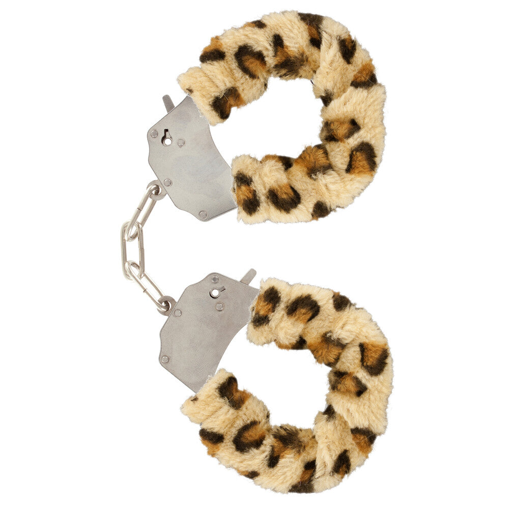 > Bondage Gear > Handcuffs ToyJoy Furry Fun Wrist Cuffs Leopard   