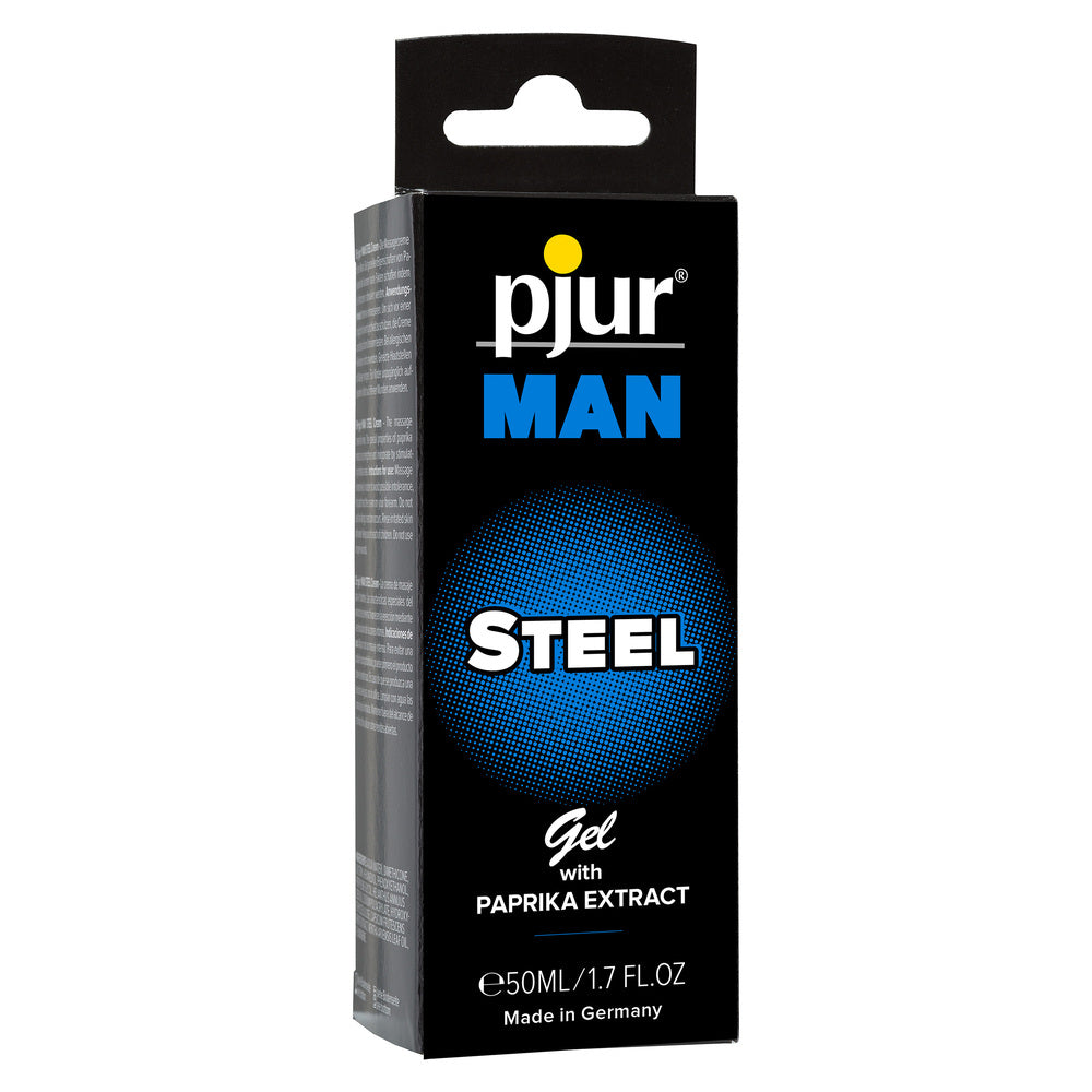 > Relaxation Zone > Lubricants and Oils Pjur Man Steel Gel With Paprika Extract Lubricant 50ml   