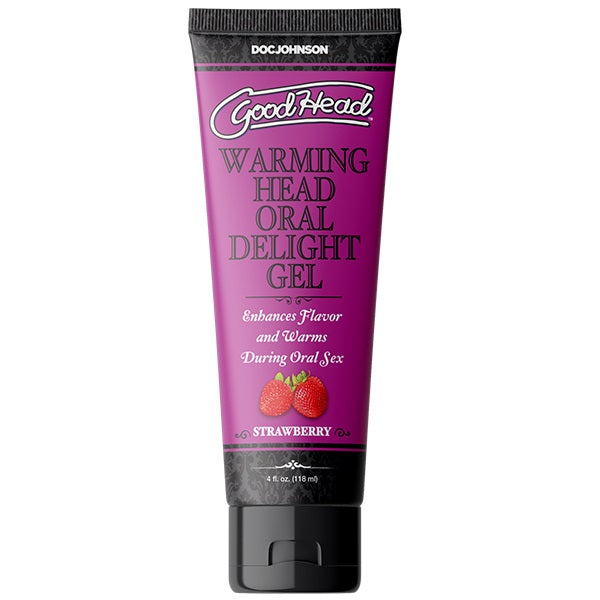 Flavoured Lube GoodHead - Warming Head Oral Delight Gel - Strawberry - 4 fl. oz.   