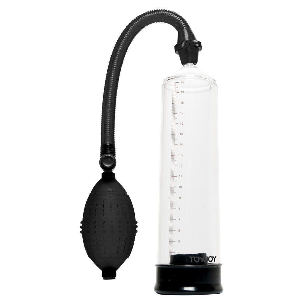 > Sex Toys For Men > Penis Enlargers ToyJoy Rock Hard Black And Clear Penis Power Pump   