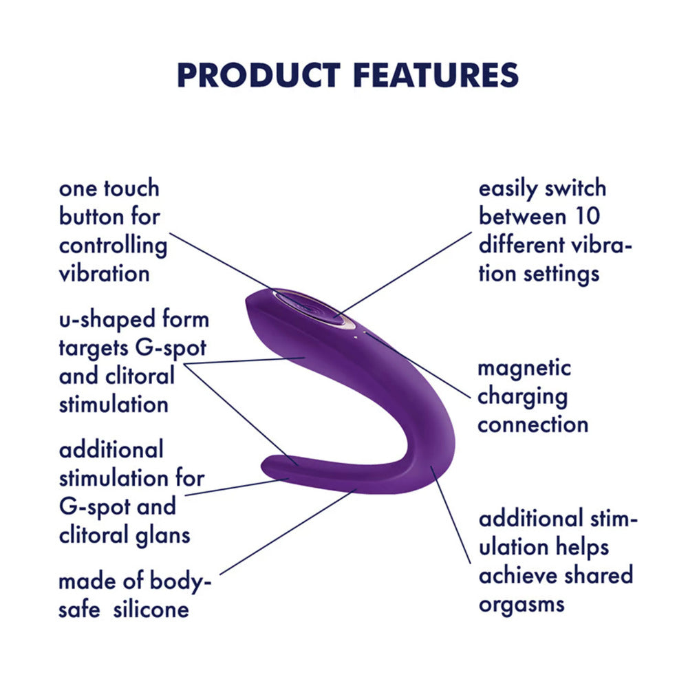 > Sex Toys For Ladies > Other Style Vibrators Satisfyer Partner Couples Vibrator   