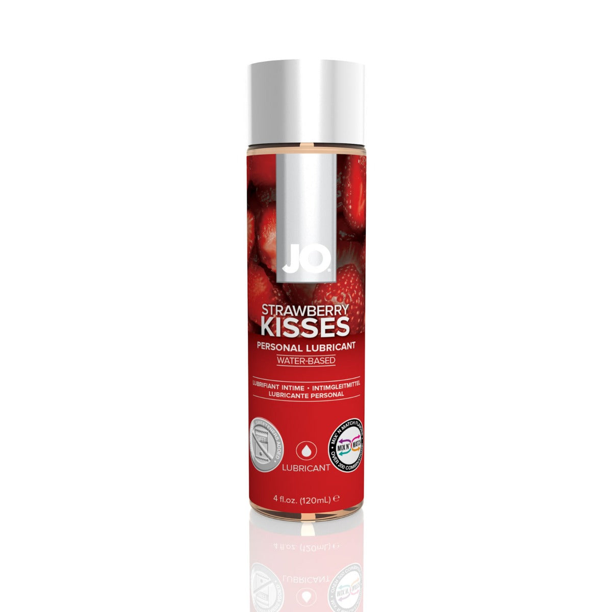 Flavoured Lube System JO H2O Strawberry Kisses Lubricant 120ml   