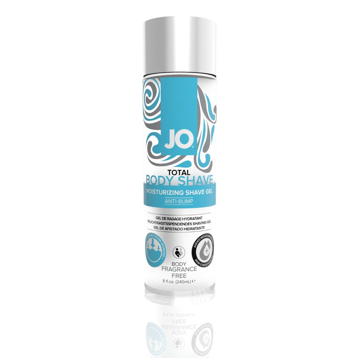 Lube System JO Total Body Anti-Bump Shave Gel Fragrance Free 240ml   