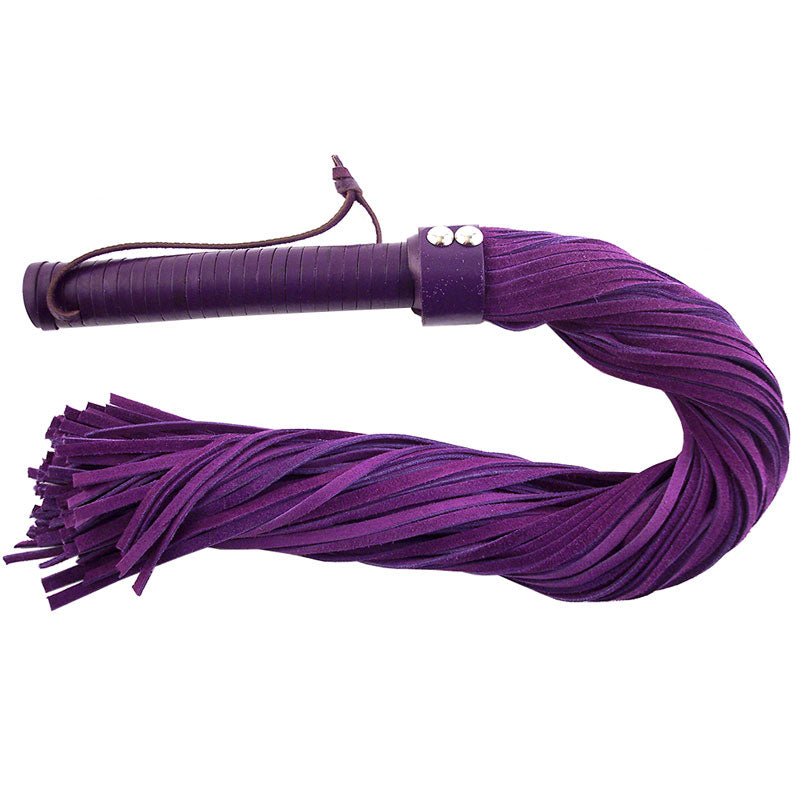 > Bondage Gear > Whips Rouge Garments Purple Suede Flogger   