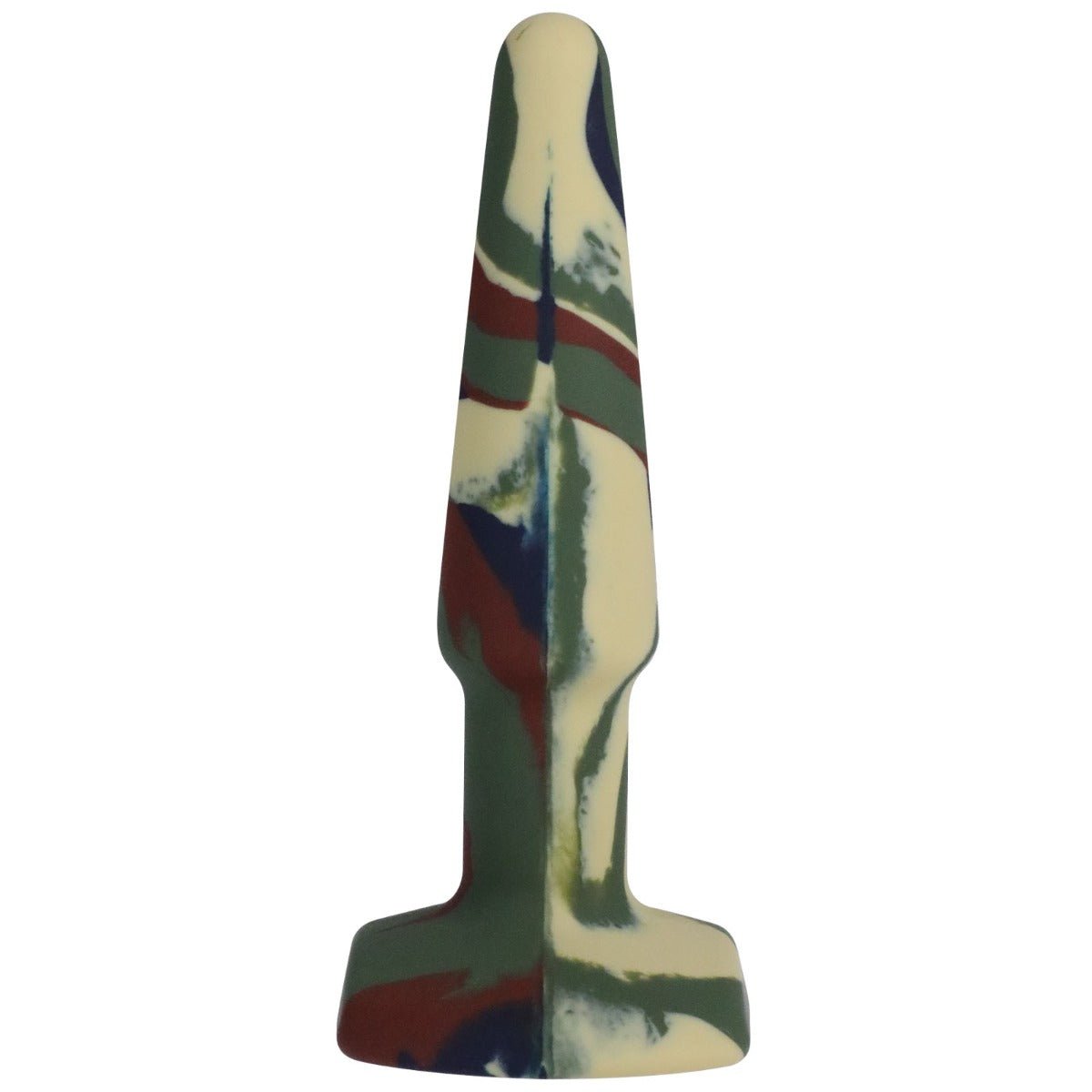 Butt Plugs A-Play - Groovy - Silicone Anal Plug - 4 inch Camouflage   
