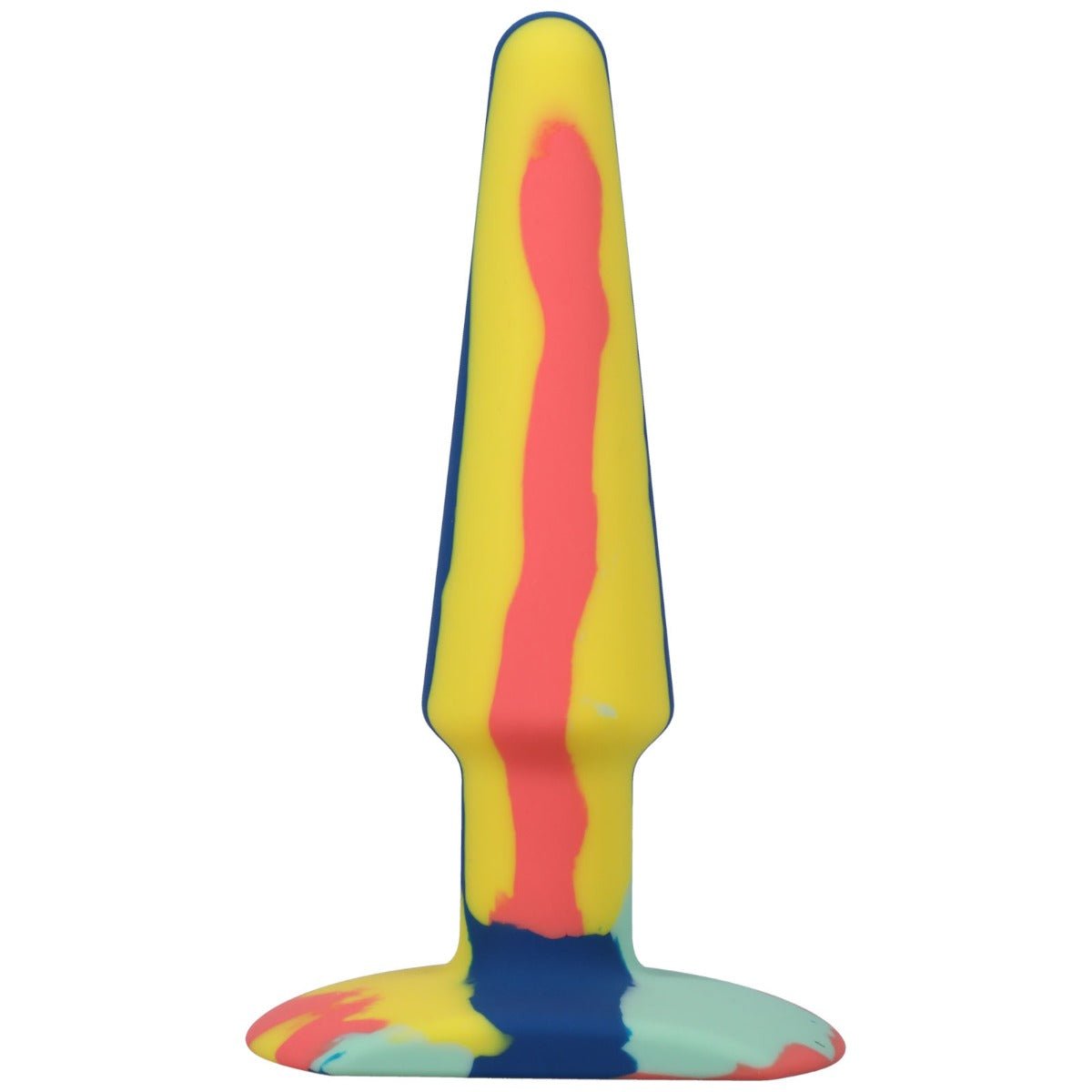 Butt Plugs A-Play Groovy Silicone Anal Plug Multi-Coloured Yellow (5)"   