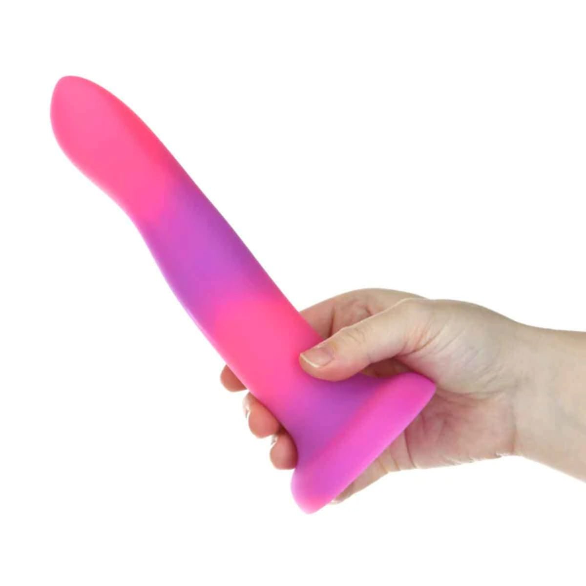 Suction Base Dildos Addiction Rave Dong Pink Purple (8)"   