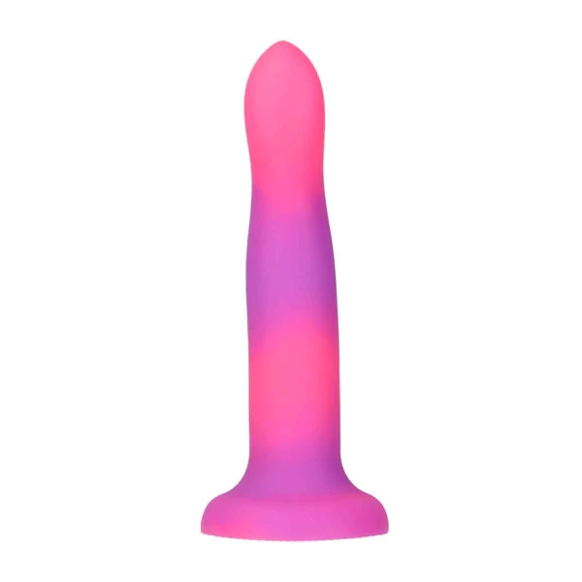 Suction Base Dildos Addiction Rave Dong Pink Purple (8)"   