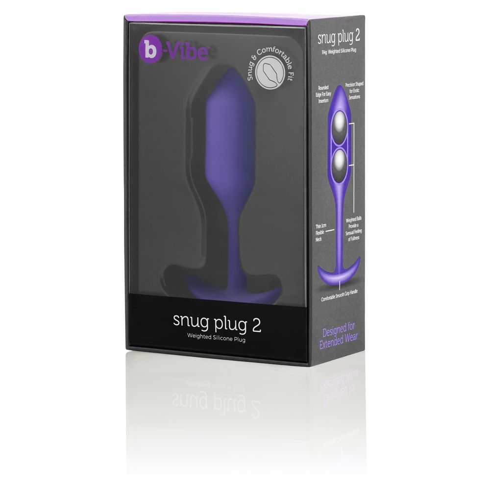 Vibrating Butt Plugs b-Vibe Snug Plug 2 Purple   
