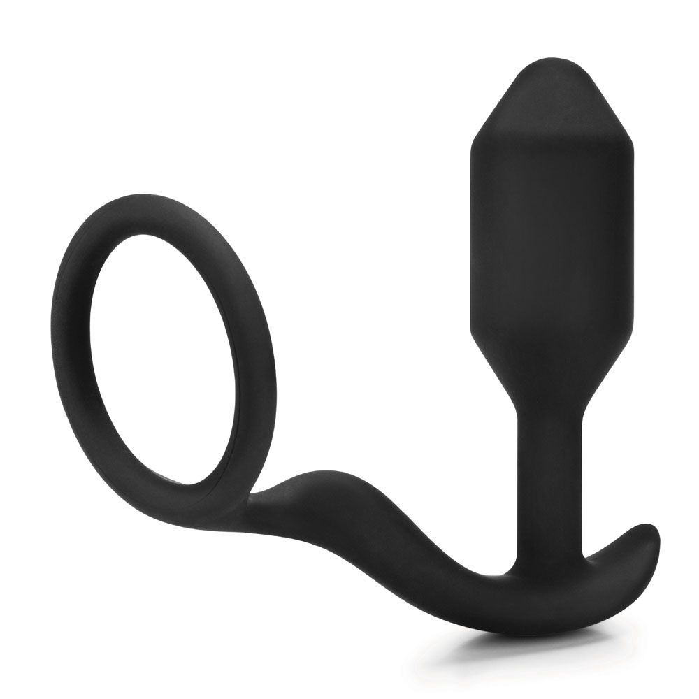 > Sex Toys For Men > Love Rings bVibe Snug And Tug Anal Plug And Cock Ring   
