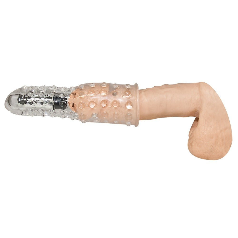 > Sex Toys For Men > Penis Sleeves Clear Vibrating Penis Sleeve   