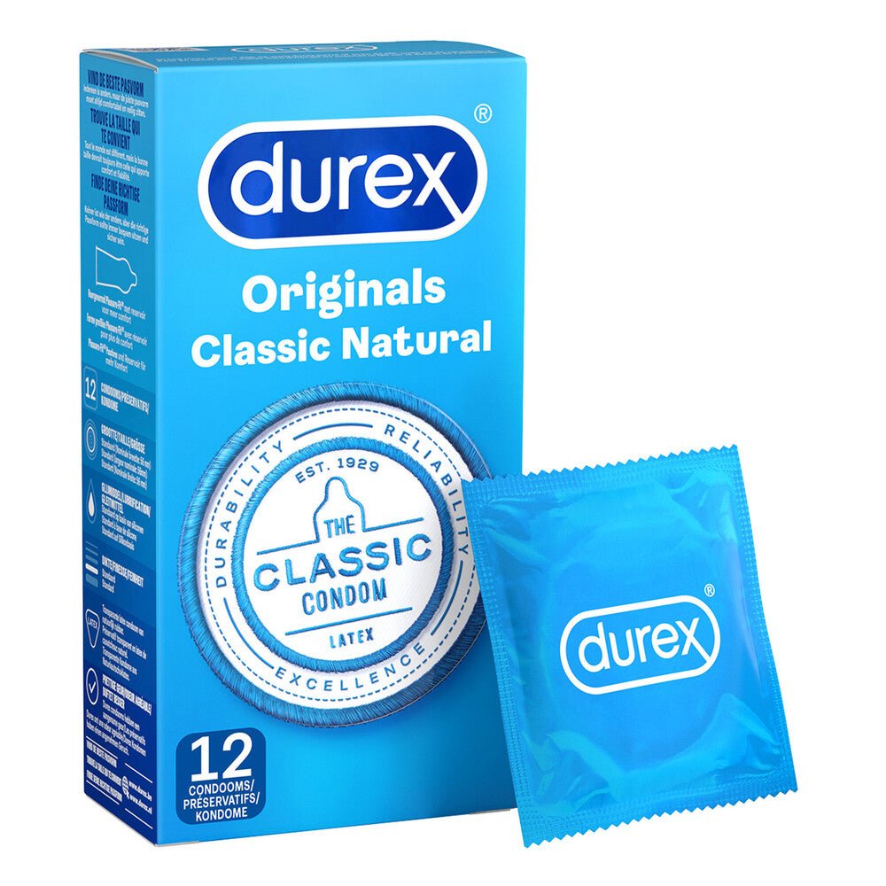 > Condoms > Natural and Regular Durex Originals Classic Natural Condoms 12 Pack   