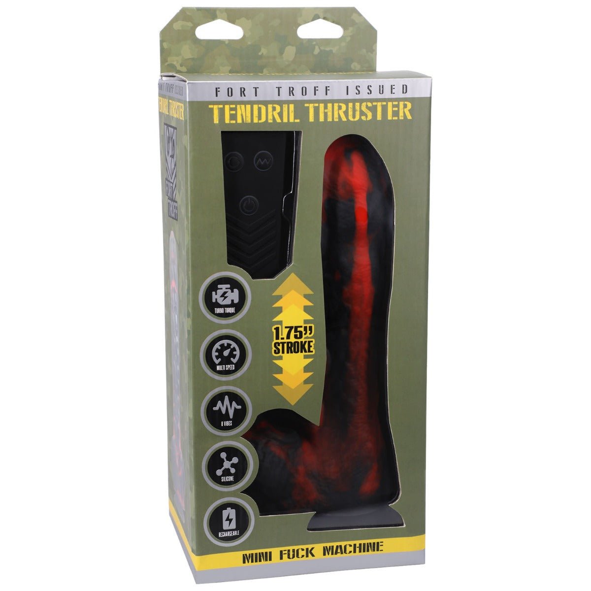 Vibrators Fort Troff - Tendril Thruster - Mini Fuck Machine - Rechargeable Silicone with Remote   