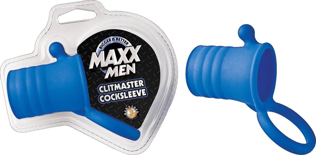 Penis Sleeves & Extenders Maxx Men Clitmaster Cocksleeve Blue   