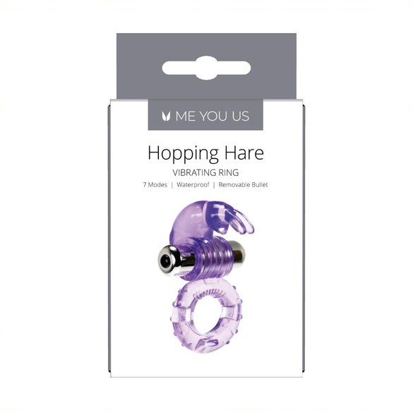 Vibrating Cock Rings Me You Us Hopping Hare Cock Ring Purple   